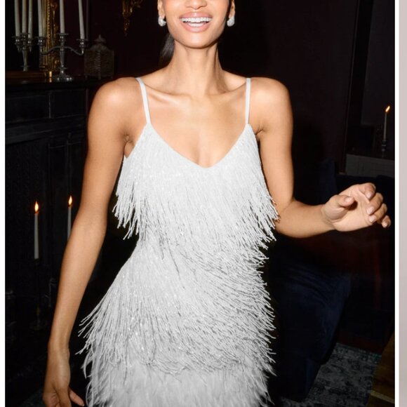 Nadine Merabie Lottie White Dress - Picture 4 of 7